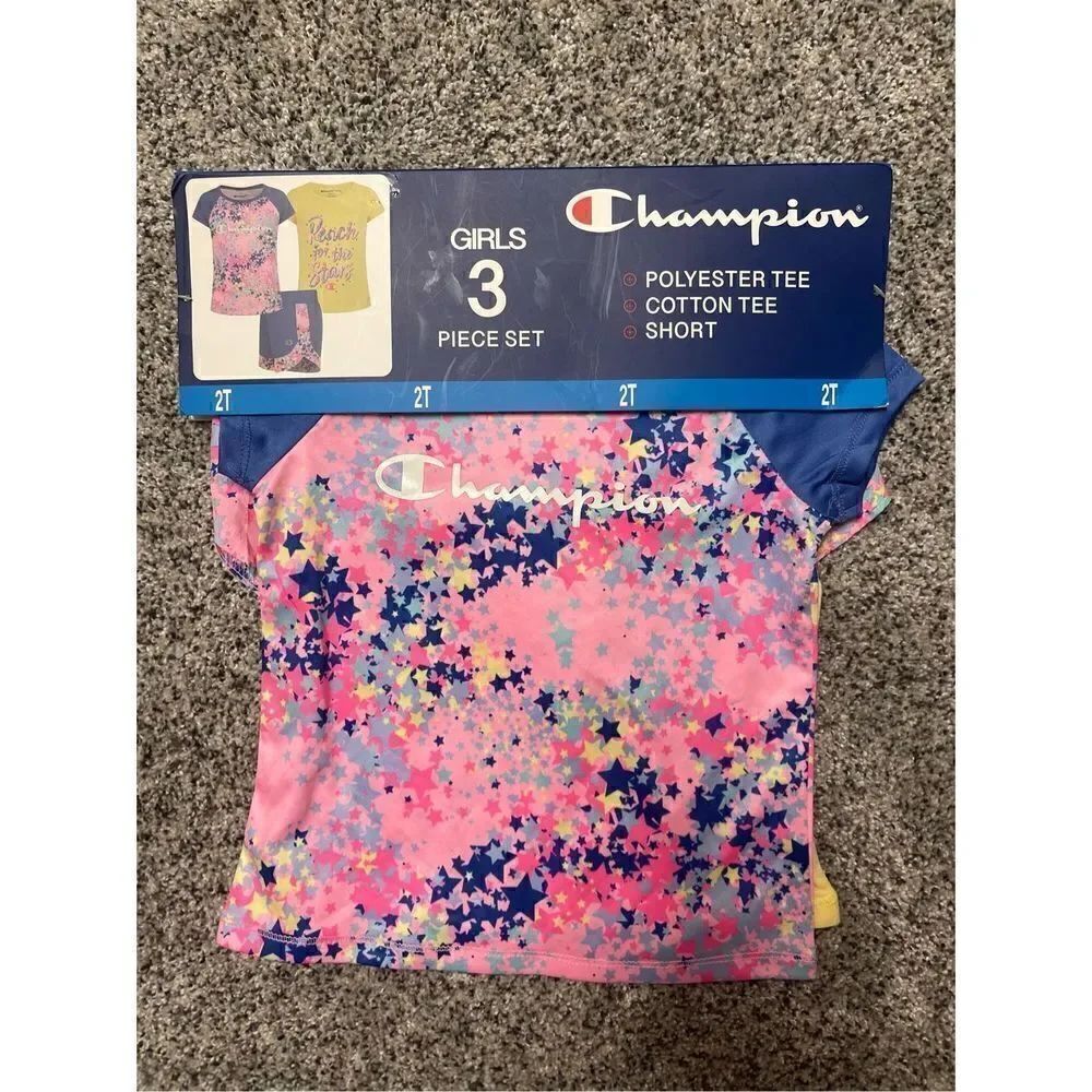❤️Champion Girls 3 Piece Set 2T